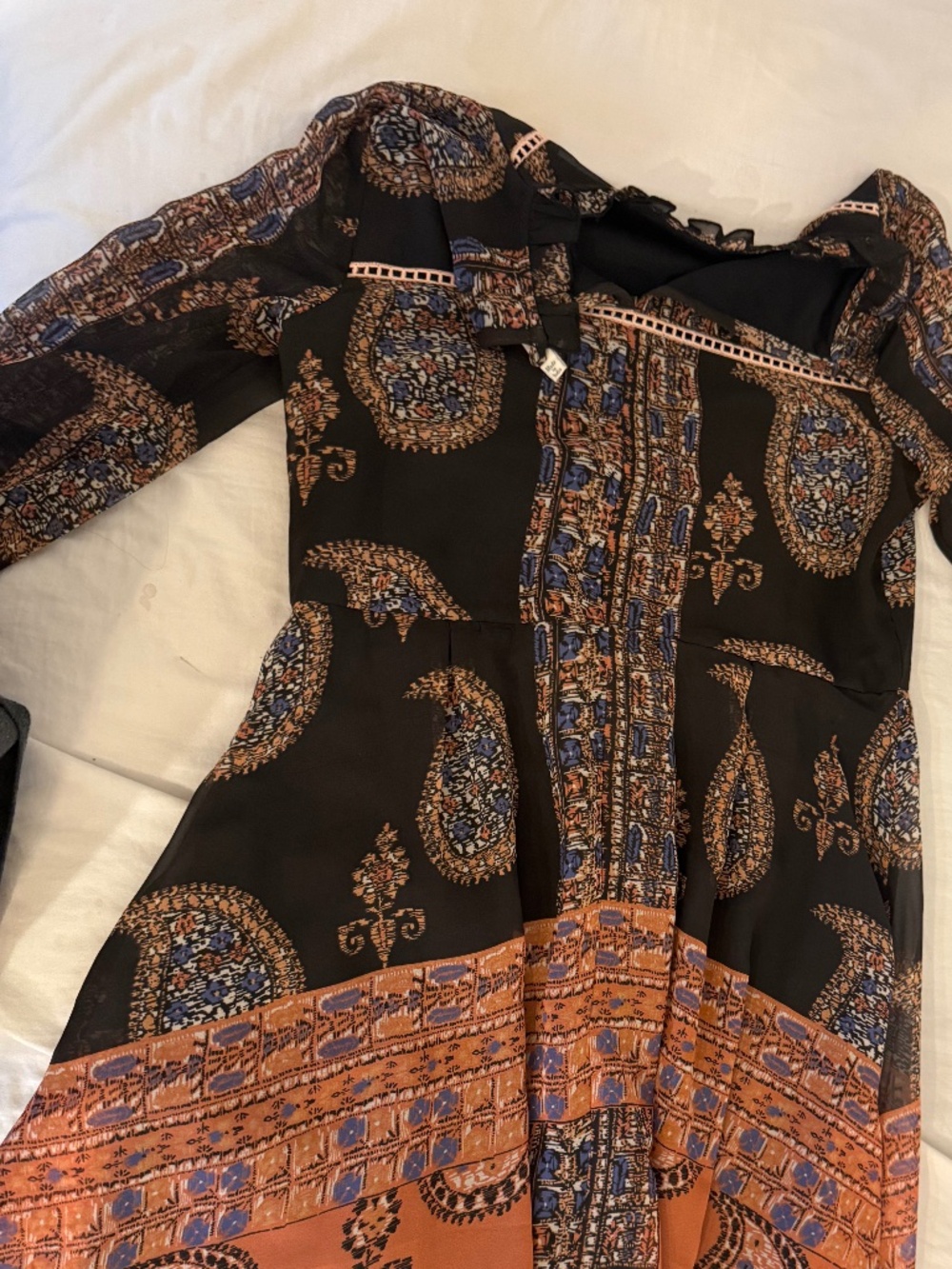 Colorful patterned dress